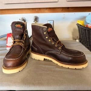 Men's Brown Leather Thorogood Work Boots size 10D